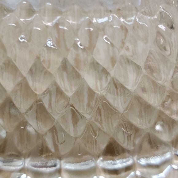 Small clear glass square  dish - Picture 3 of 5